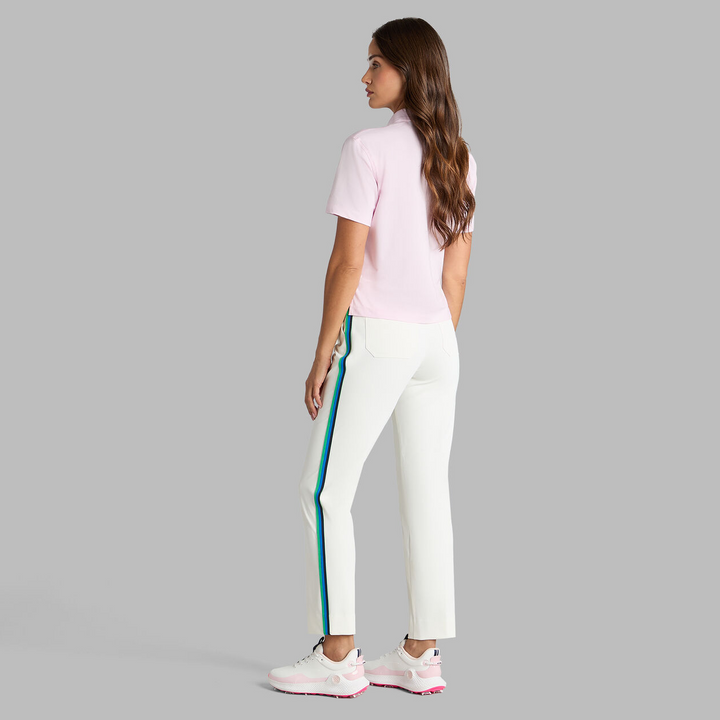 G/FORE WOMEN'S TUX SHADOW STRETCH STRAIGHT LEG TROUSER - CHALK WHITE
