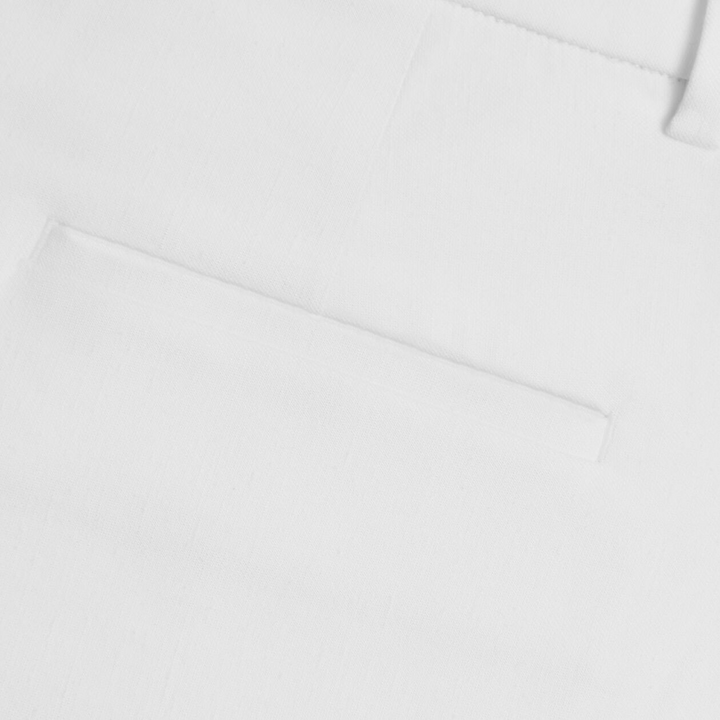 G/FORE WOMEN'S LTD RELEASE LINEN CROPPED PLEATED TROUSER - SNOW