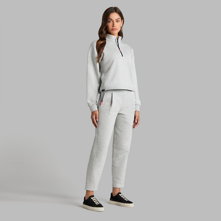 G/FORE WOMEN'S FRENCH TERRY LOUNGE PANT - NIMBUS MELANGE