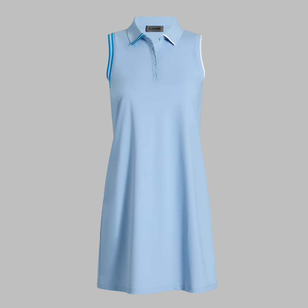 G/FORE WOMEN'S WARP KNIT POLO DRESS - BAJA