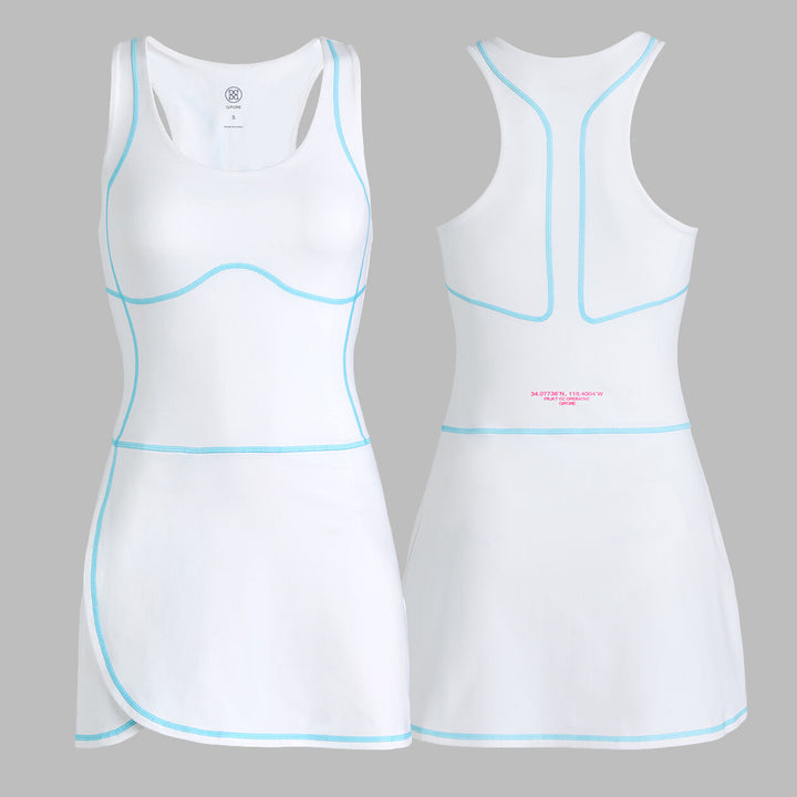G/FORE WOMEN'S SOFT TECH QRT DRESS - SNOW