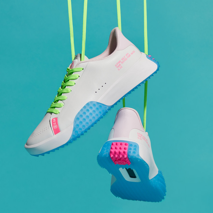 G/FORE WOMENS G.112 KILTIE GOLF SHOE - SNOW /MULTI