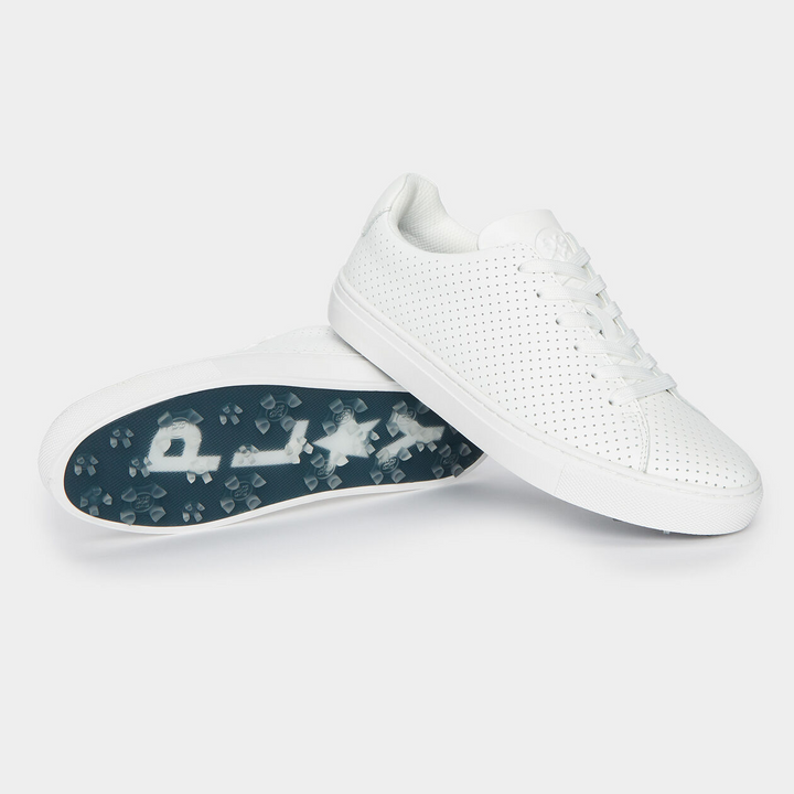G/FORE WOMEN'S DURF PERFORATED LEATHER GOLF SHOE - SNOW