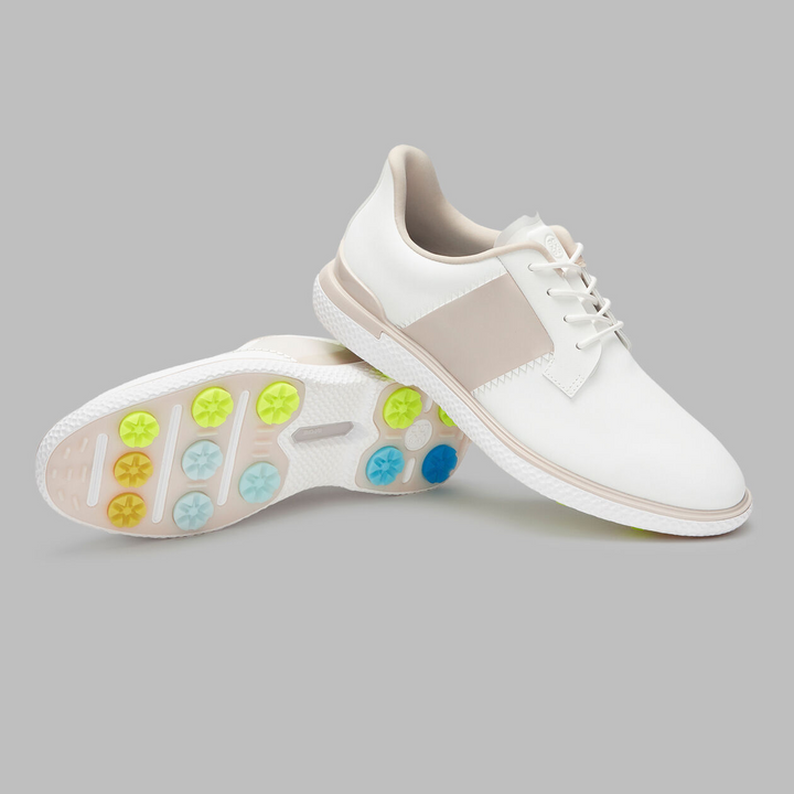 G/FORE WOMENS GALLIVAN2R SIDE STRIPE KILTIE GOLF SHOE - SNOW STONE