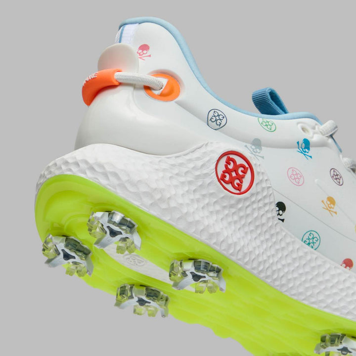 G/FORE WOMEN'S MG4+ O2 G/LOCK SKULLS & TEES GOLF SHOE - SNOW / MULTI
