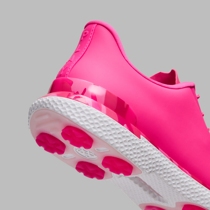 G/FORE WOMEN'S GALLIVAN2R CAMO WELT GOLF SHOE - KNOCKOUT PINK