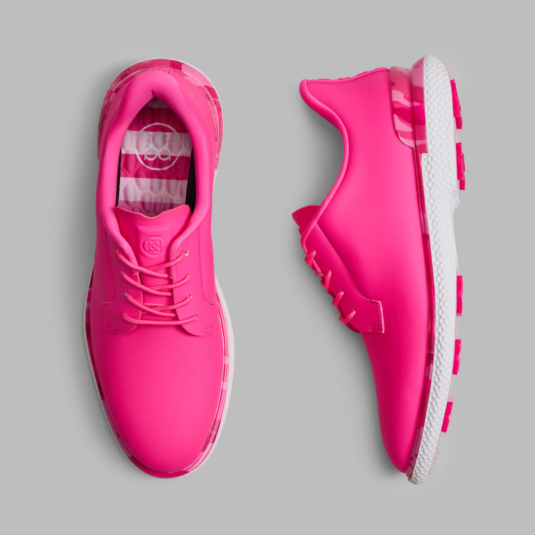G/FORE WOMEN'S GALLIVAN2R CAMO WELT GOLF SHOE - KNOCKOUT PINK
