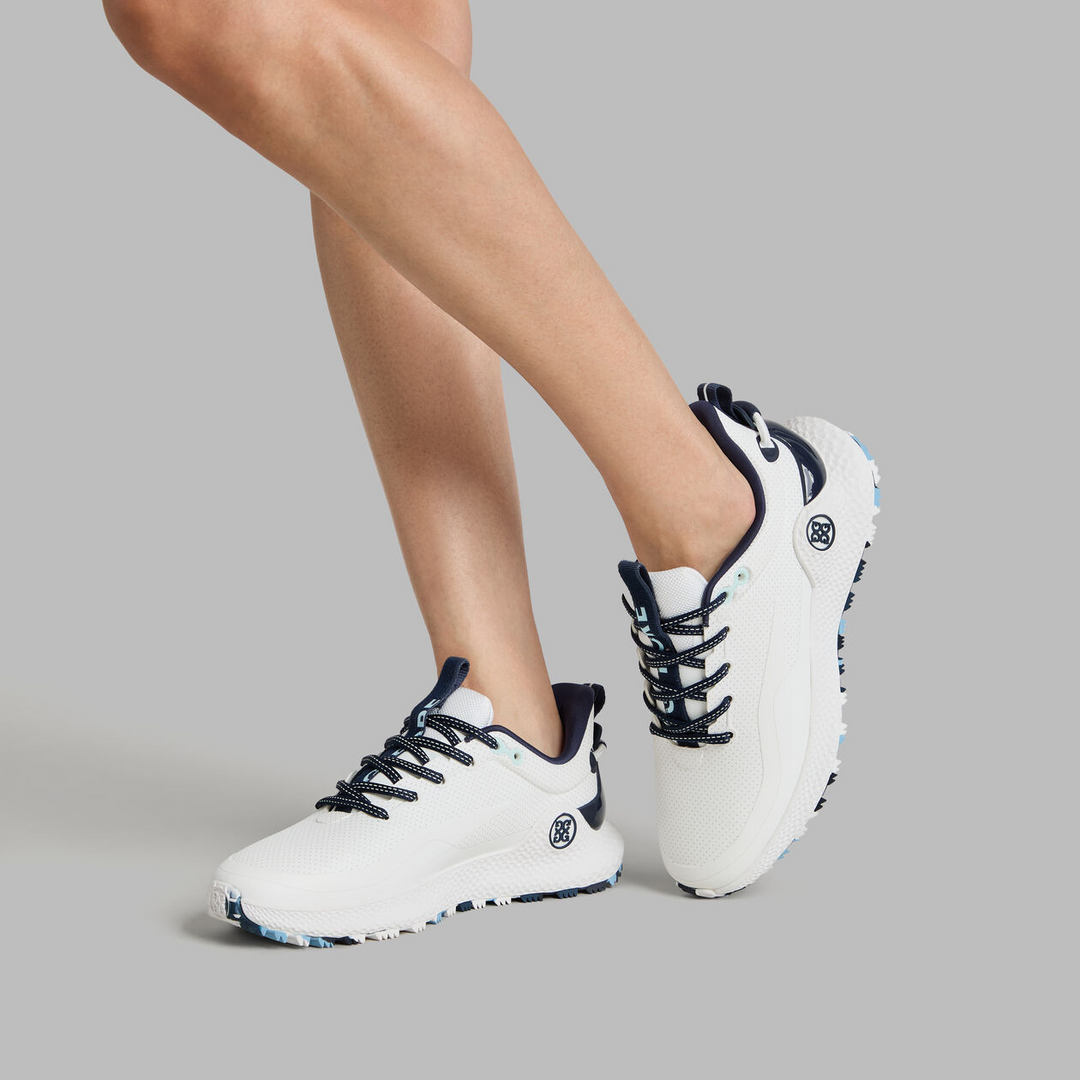 G/FORE WOMEN'S MG4+ O2 PERFORATED GOLF SHOE - SNOW TWILIGHT