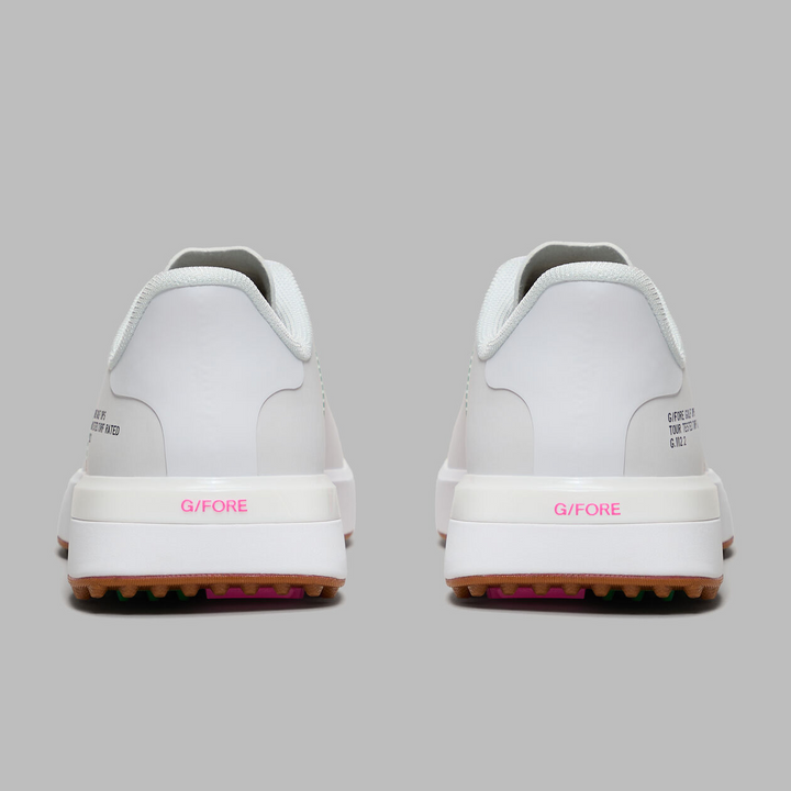G/FORE WOMEN'S G.112 STRIPE KILTIE GOLF SHOE- SNOW MULTI
