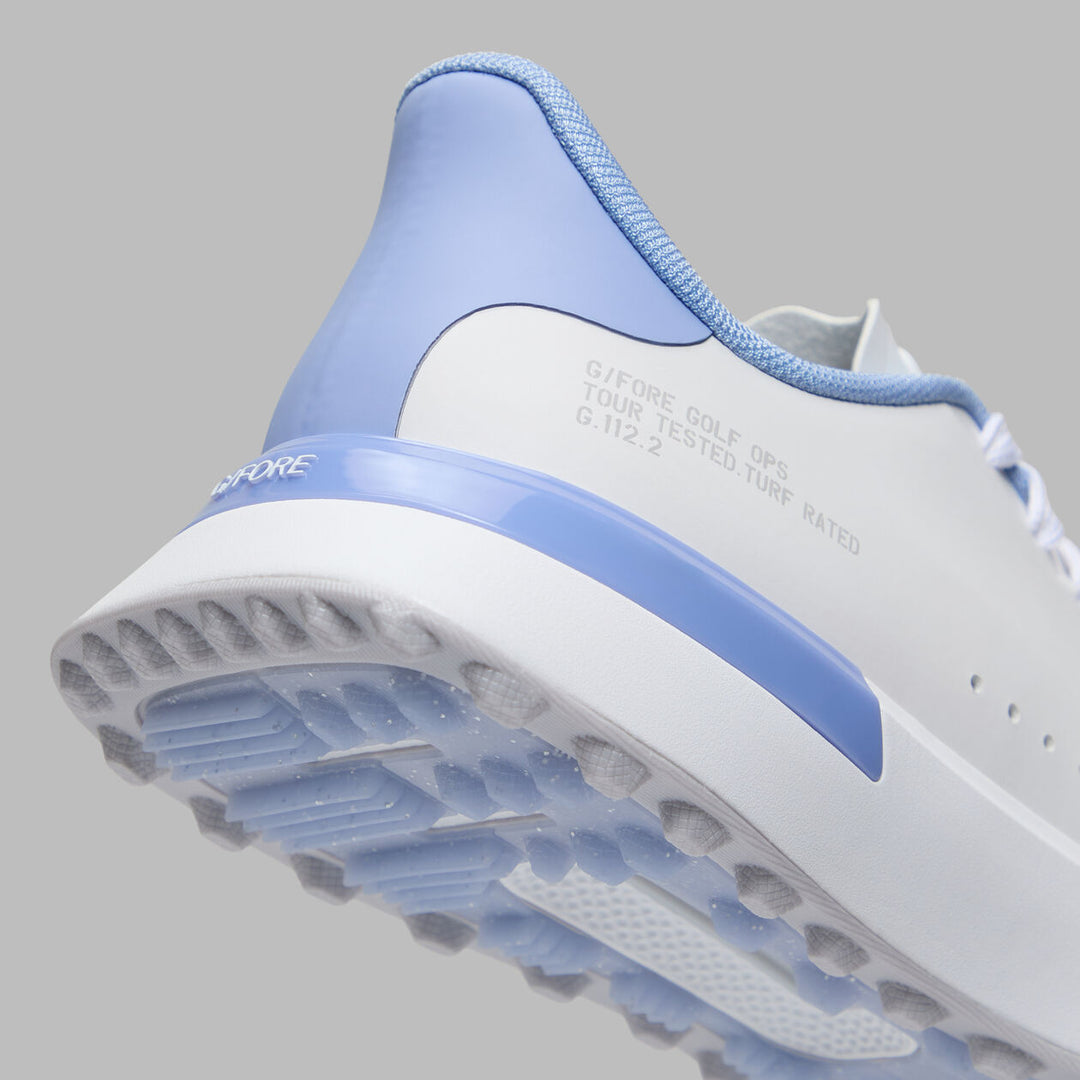 G/FORE WOMEN'S G.112 KILTIE GOLF SHOE - SNOW / WILLOW