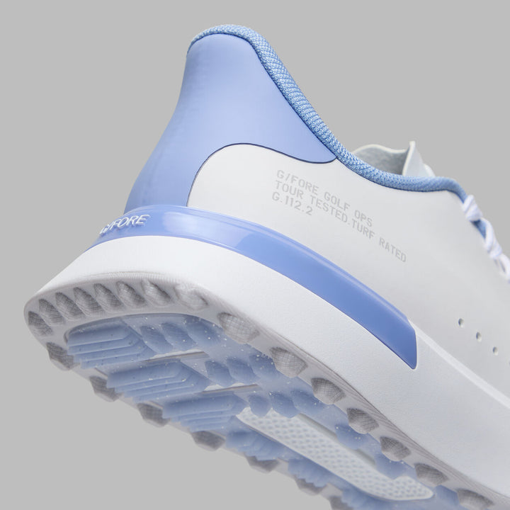 G/FORE WOMEN'S G.112 KILTIE GOLF SHOE - SNOW / WILLOW