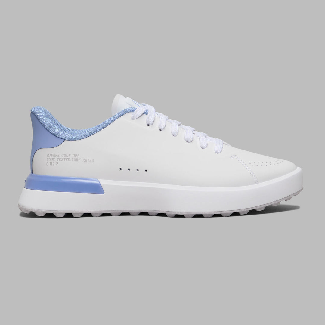 G/FORE WOMEN'S G.112 KILTIE GOLF SHOE - SNOW / WILLOW