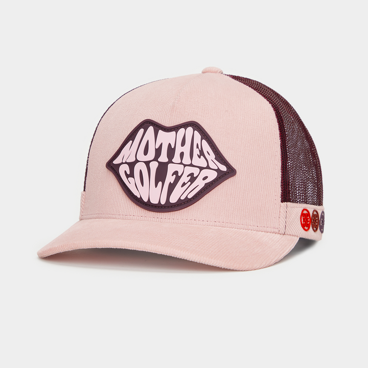 G/FORE WOMEN'S MOTHER GOLFER COTTON CORDUROY TRUCKER HAT - AMOUR