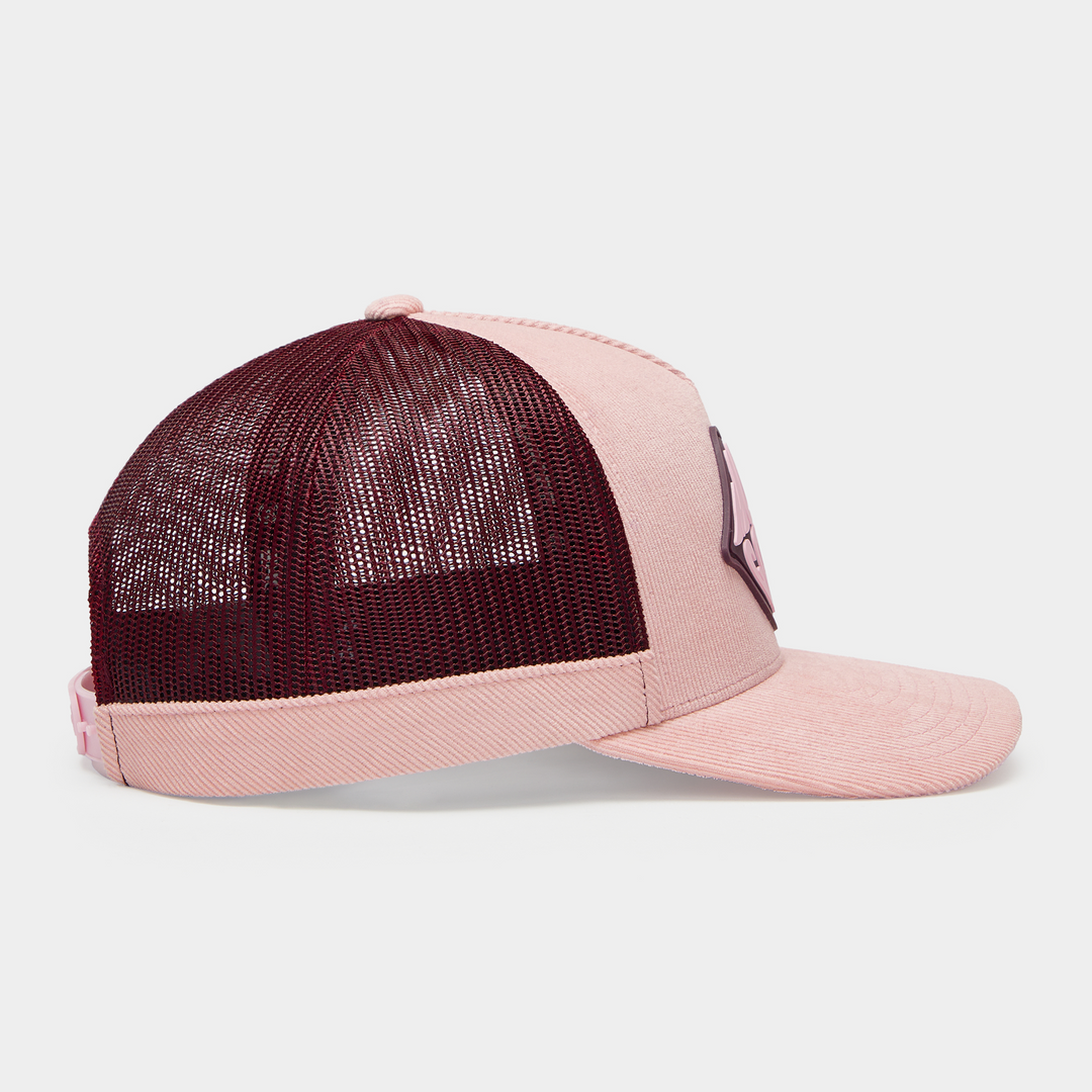 G/FORE WOMEN'S MOTHER GOLFER COTTON CORDUROY TRUCKER HAT - AMOUR