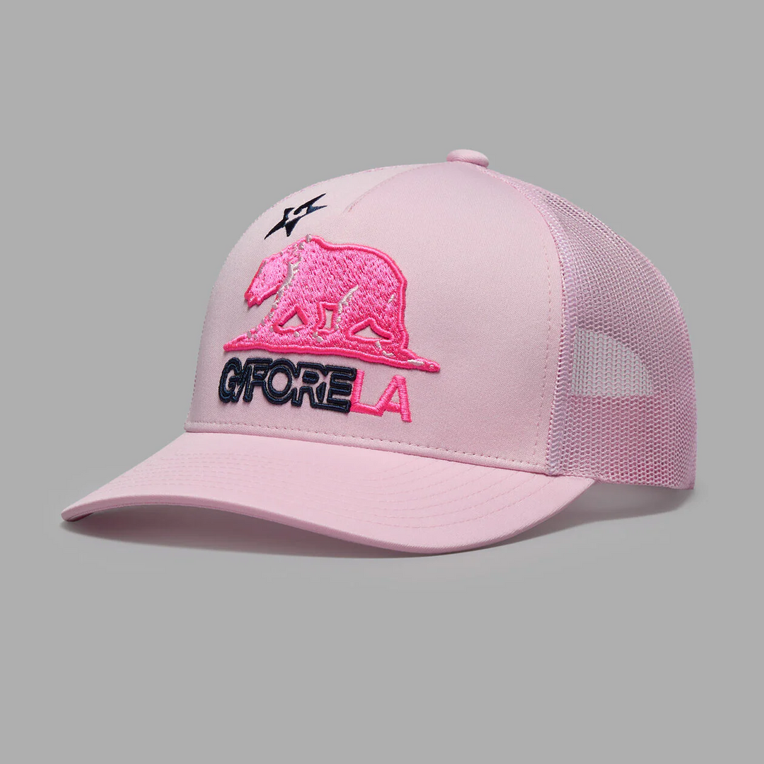 G/FORE WOMEN'S G/FORE LA TRUCKER HAT - BLUSH