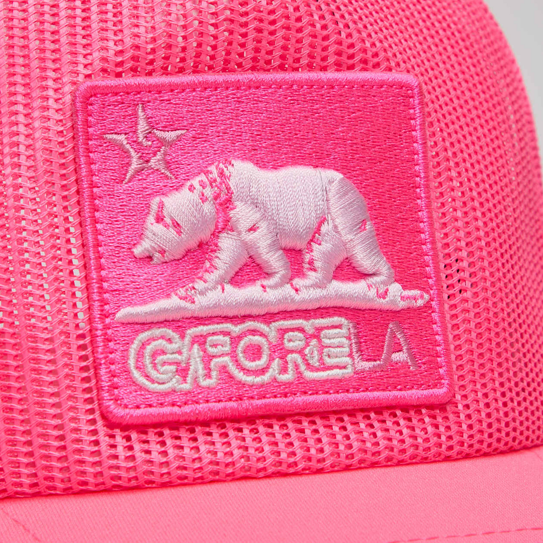 G/FORE WOMEN'S G/FORE LA 360° MESH TRUCKER HAT - KNOCKOUT PINK