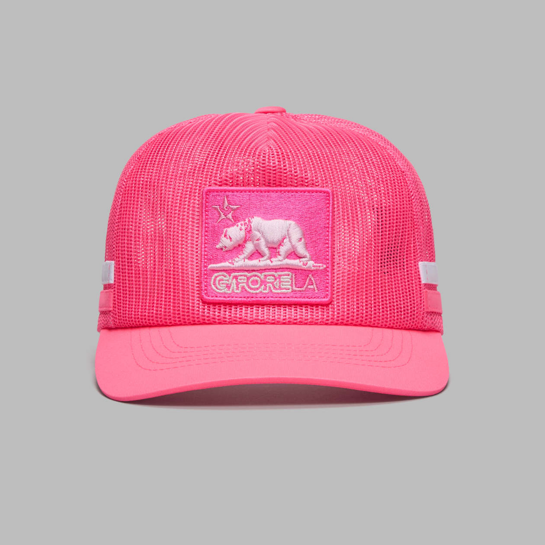 G/FORE WOMEN'S G/FORE LA 360° MESH TRUCKER HAT - KNOCKOUT PINK