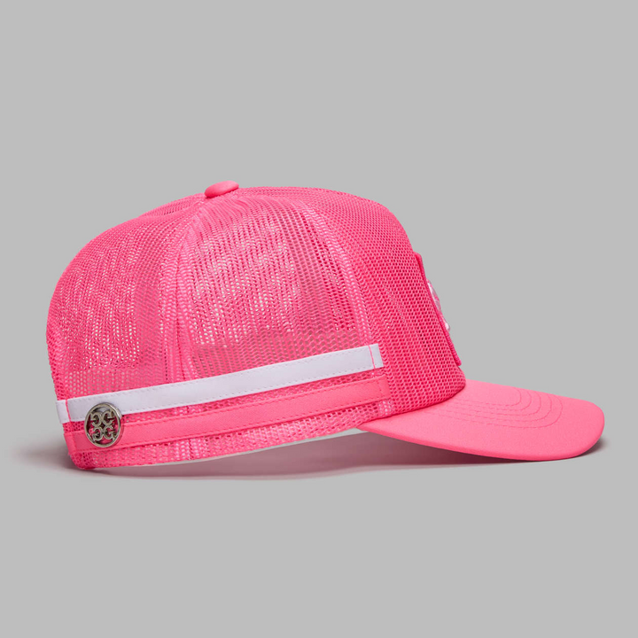 G/FORE WOMEN'S G/FORE LA 360° MESH TRUCKER HAT - KNOCKOUT PINK
