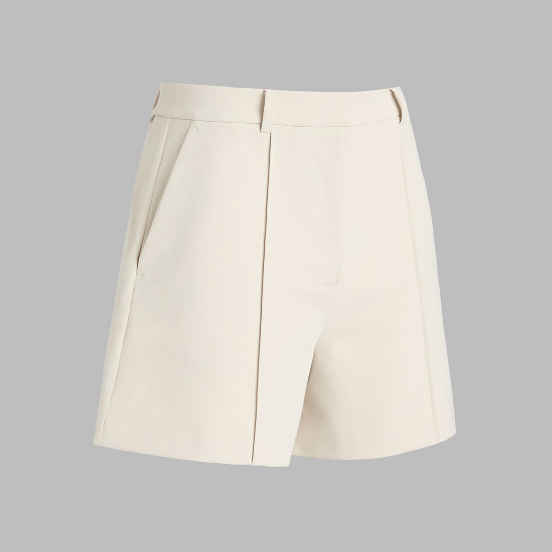 G/FORE WOMEN'S SHADOW STRETCH HIGH WAISTED SHORT - STONE