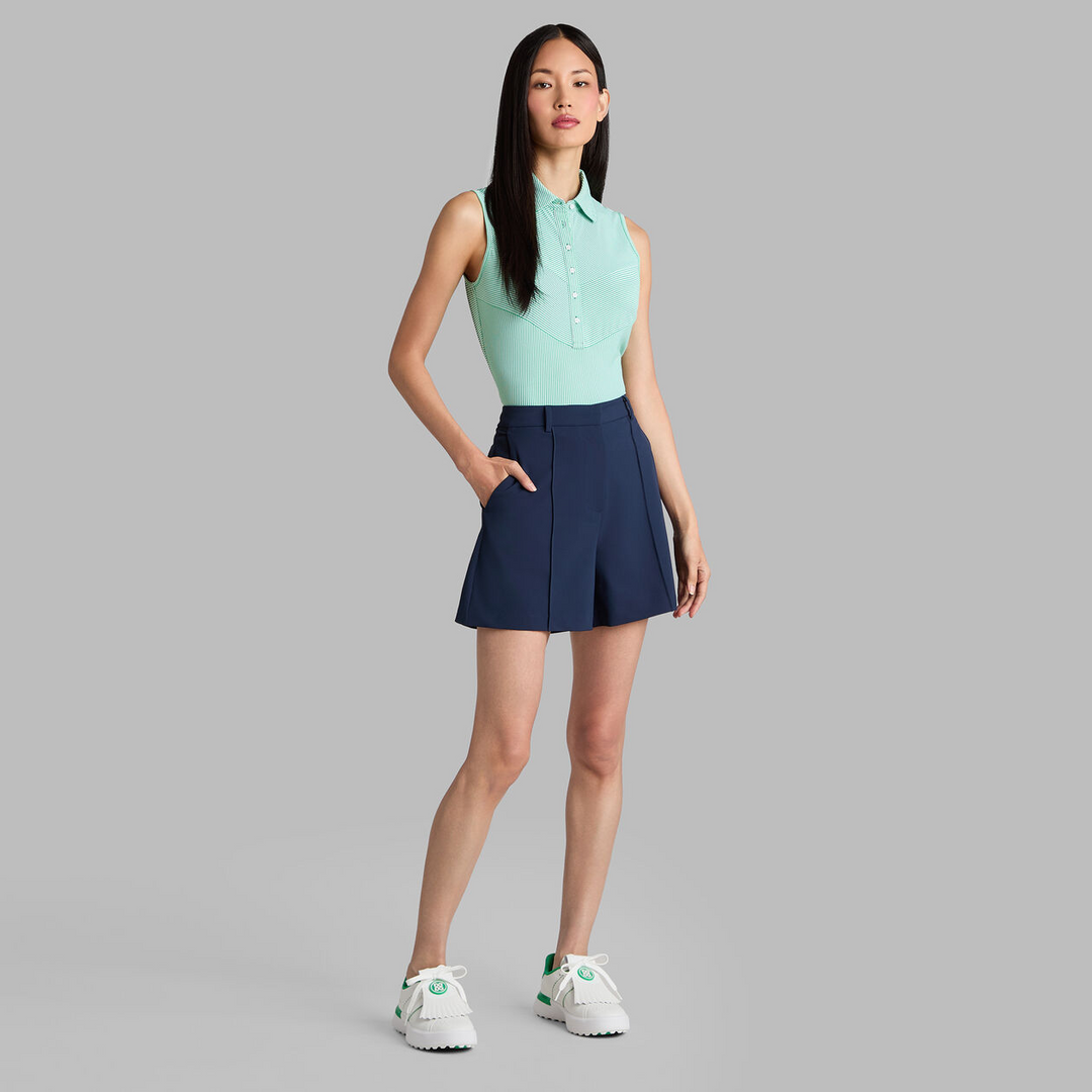 G/FORE WOMEN'S SHADOW STRETCH HIGH WAISTED SHORT - TWILIGHT