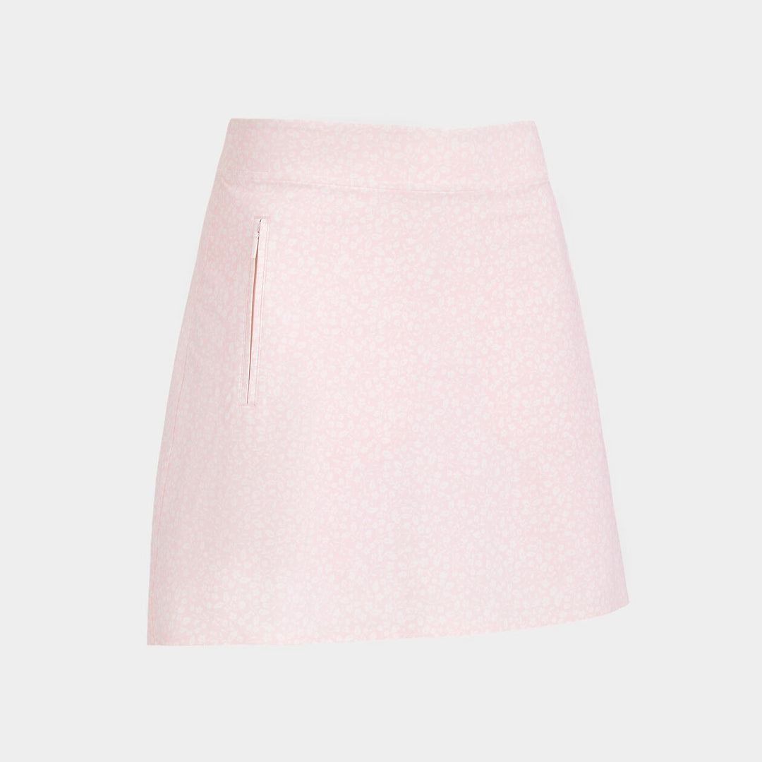 G/FORE WOMENS GARDEN SILKY TECH NYLON A-LINE SKORT - BLUSH