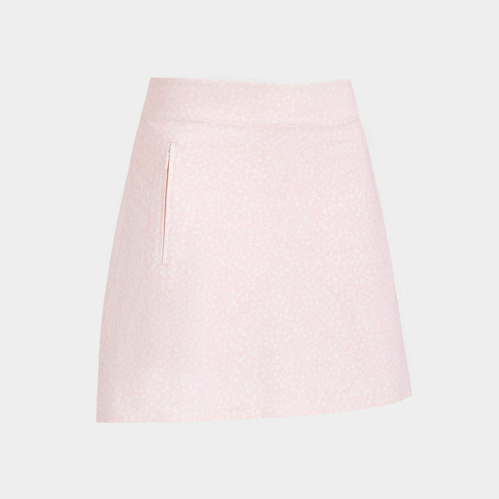 G/FORE WOMENS GARDEN SILKY TECH NYLON A-LINE SKORT - BLUSH