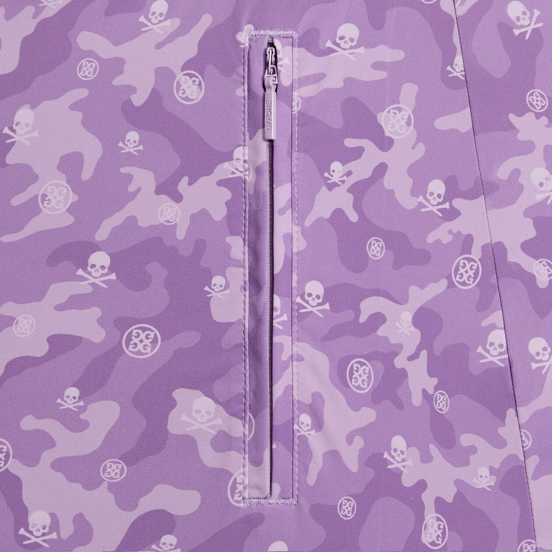 G/FORE WOMENS ICON CAMO SILKY TECH NYLON SKORT - IRIS