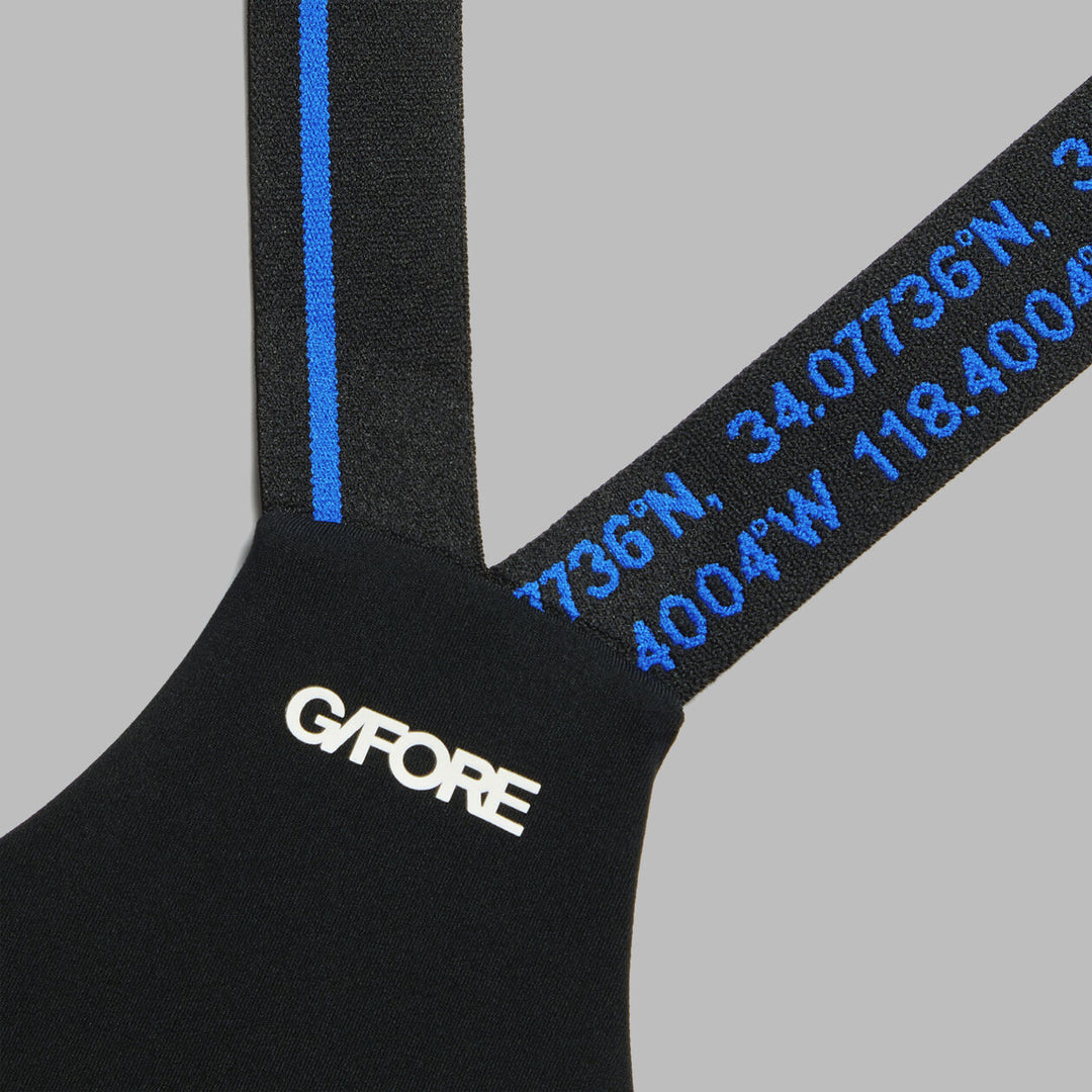 G/FORE WOMEN'S CONTRAST SOFT TECH OPS SCULPT SPORTS BRA - ONYX