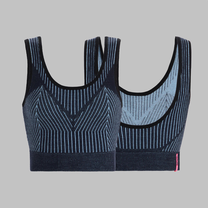G/FORE WOMENS RIB MERINO WOOL QRT TANK - TWILIGHT