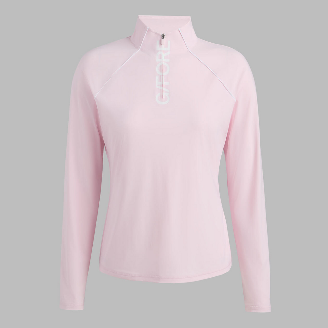 G/FORE WOMENS SILKY TECH NYLON RAGLAN PULLOVER - BLUSH