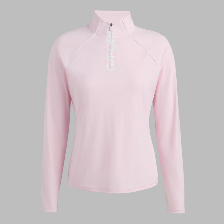 G/FORE WOMENS SILKY TECH NYLON RAGLAN PULLOVER - BLUSH