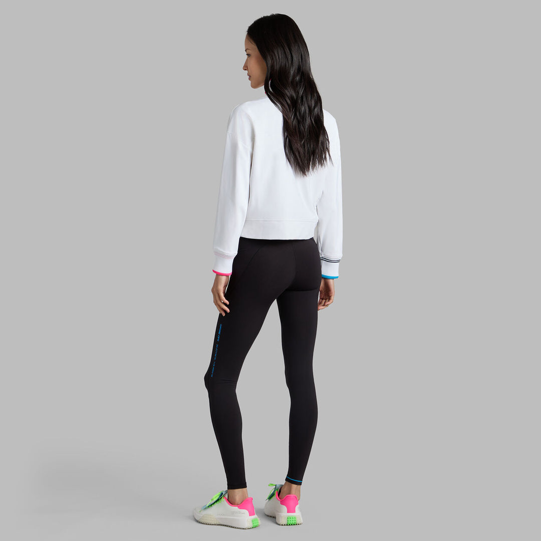 G/FORE WOMENS BRUSHED BACK STRETCH PULLOVER - SNOW