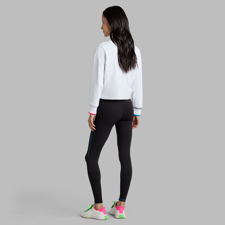 G/FORE WOMENS BRUSHED BACK STRETCH PULLOVER - SNOW