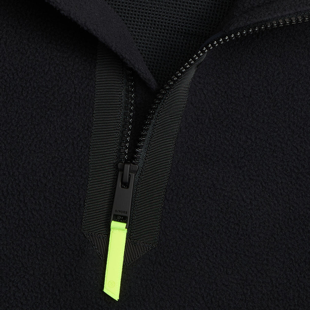 G/FORE WOMENS SHERPA FLEECE PULLOVER - ONYX