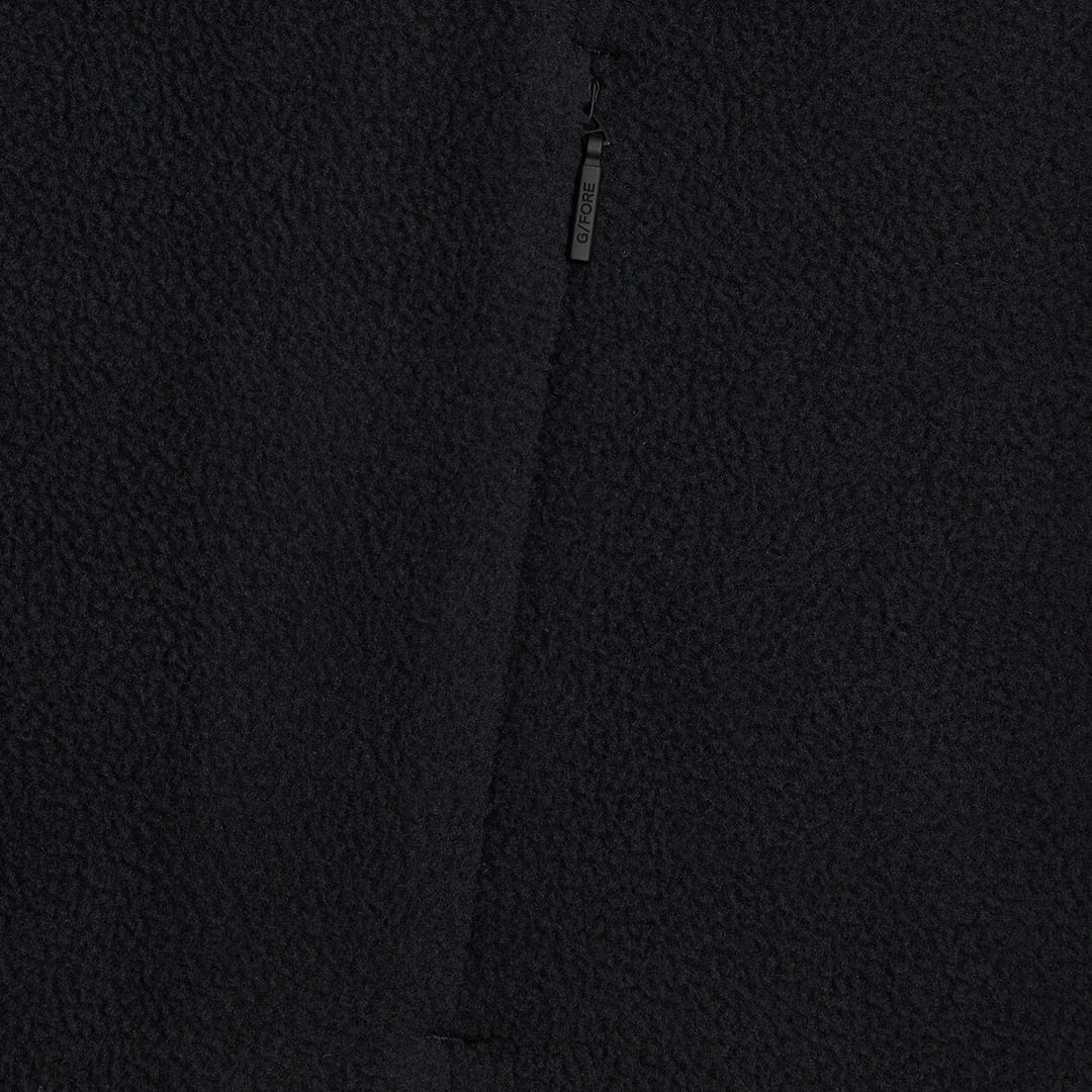 G/FORE WOMENS SHERPA FLEECE PULLOVER - ONYX