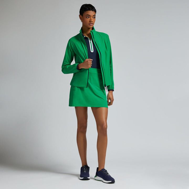 G/FORE WOMEN'S WHISPER STRETCH WOVEN JACKET - CLOVER