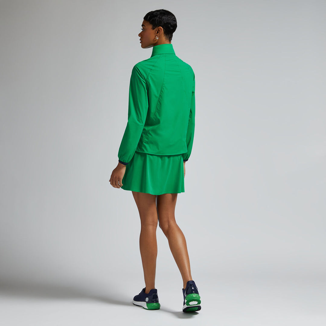 G/FORE WOMEN'S WHISPER STRETCH WOVEN JACKET - CLOVER