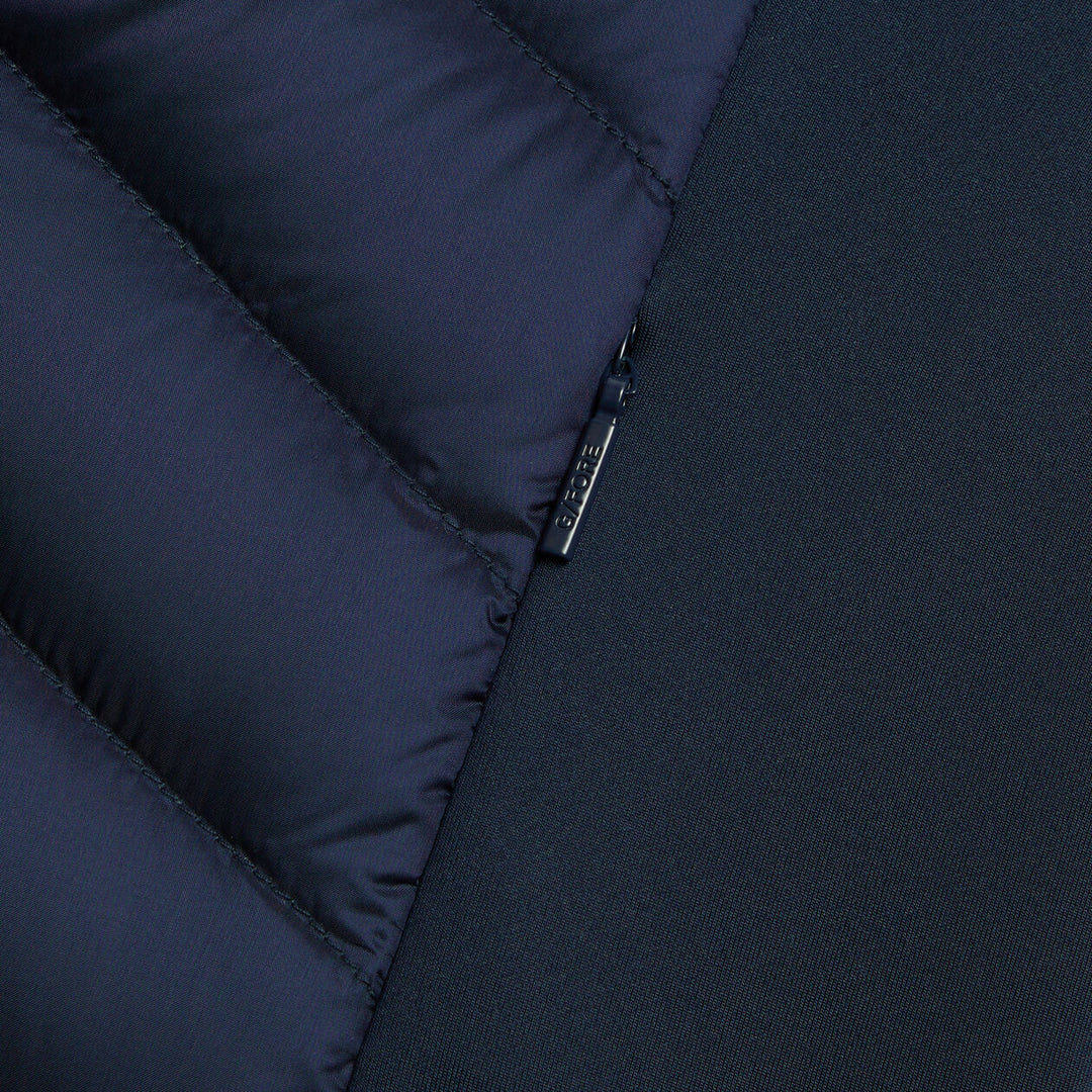 G/FORE WOMENS DOWN QUILTED TAFFETA TECH VEST - TWILIGHT