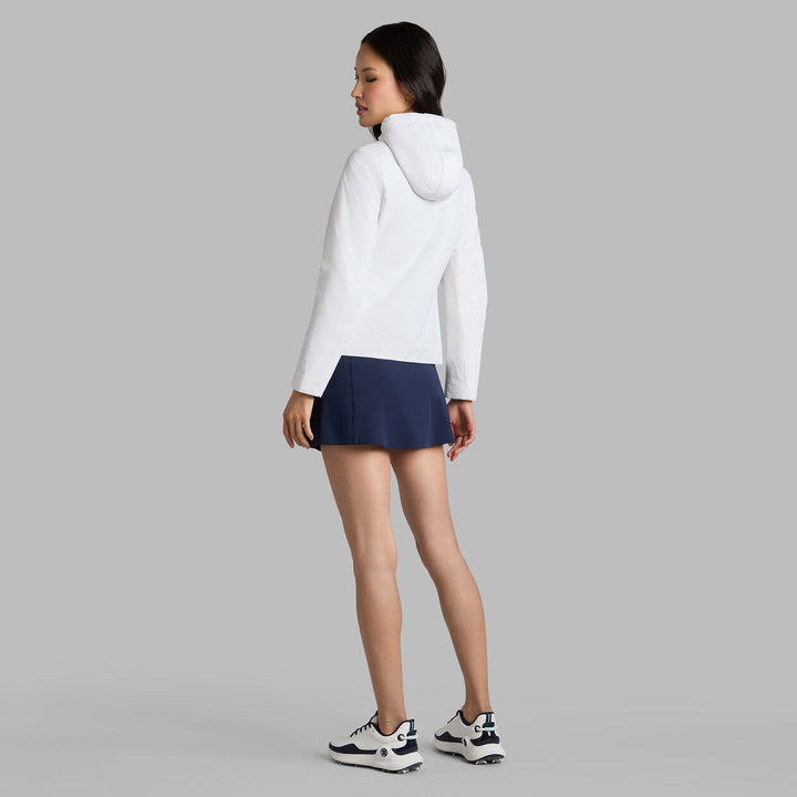 G/FORE WOMENS THE WHIT TAILORED DOWN JACKET - SNOW