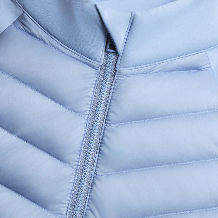 G/FORE WOMEN'S V-DOWN QUILTED HYBRID JACKET - WILLOW