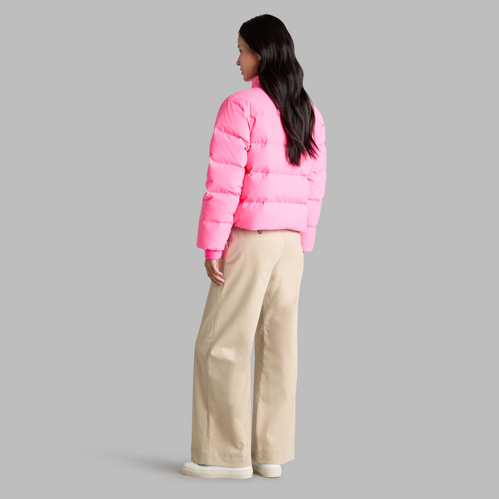 G/FORE WOMEN'S DOWN-FILLED FEATHERWEIGHT PUFFER JACKET. - KNOCKOUT PINK