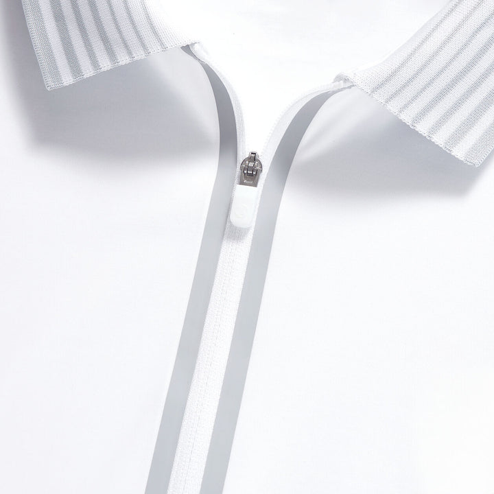 G/FORE WOMENS SILKY TECH NYLON QUARTER ZIP POLO - SNOW