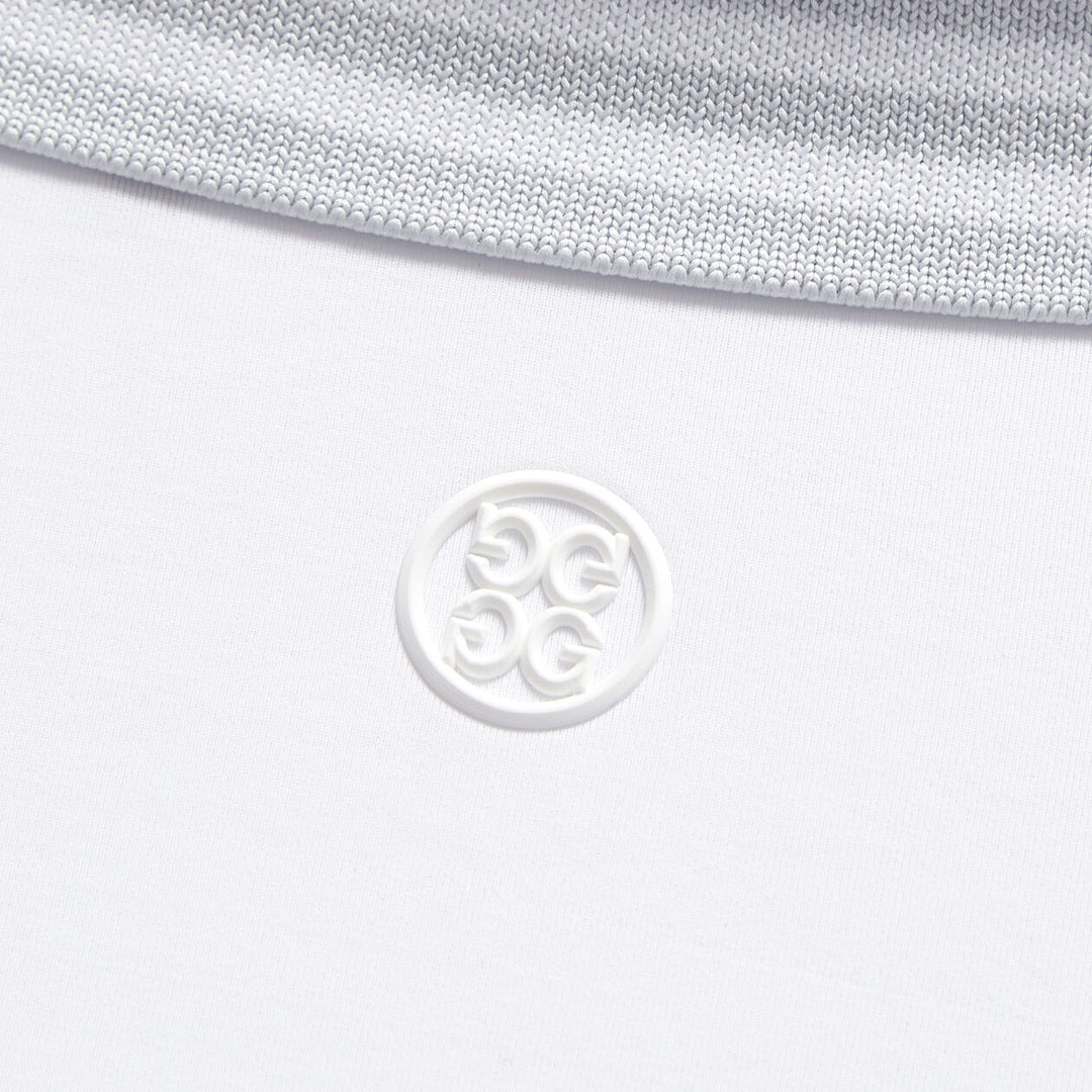 G/FORE WOMENS SILKY TECH NYLON QUARTER ZIP POLO - SNOW
