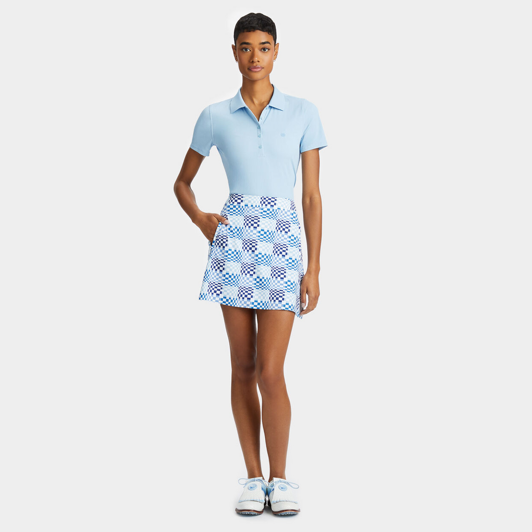 G/FORE WOMEN'S TECH NYLON RIB  POLO - BAJA