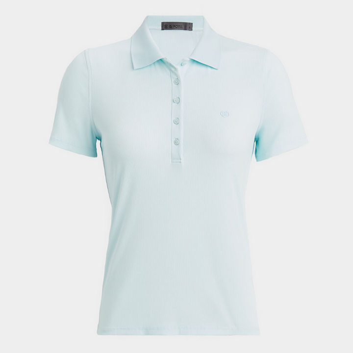 G/FORE WOMEN'S TECH NYLON RIB  POLO - DAY BREAK