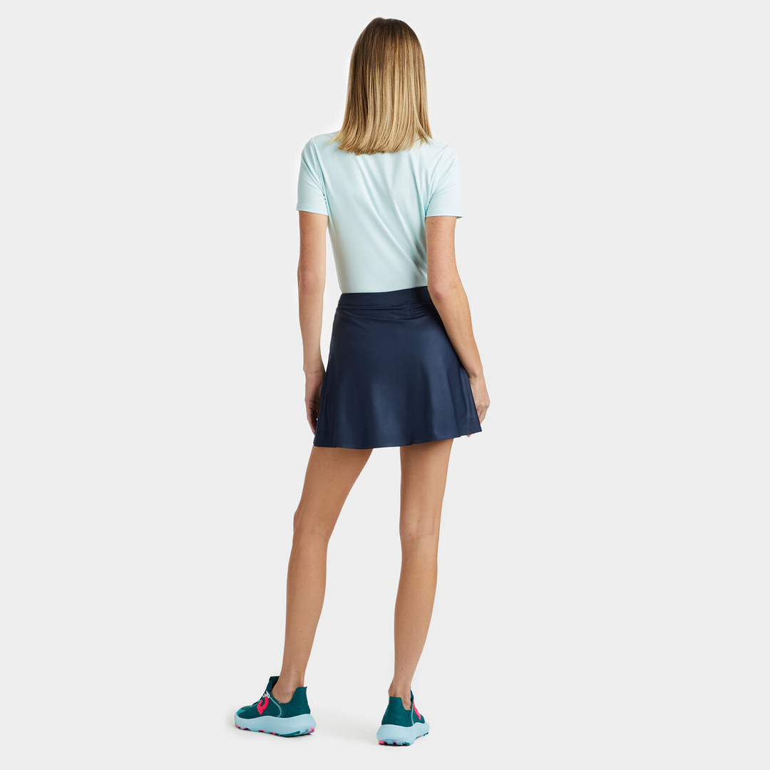 G/FORE WOMEN'S TECH NYLON RIB  POLO - DAY BREAK