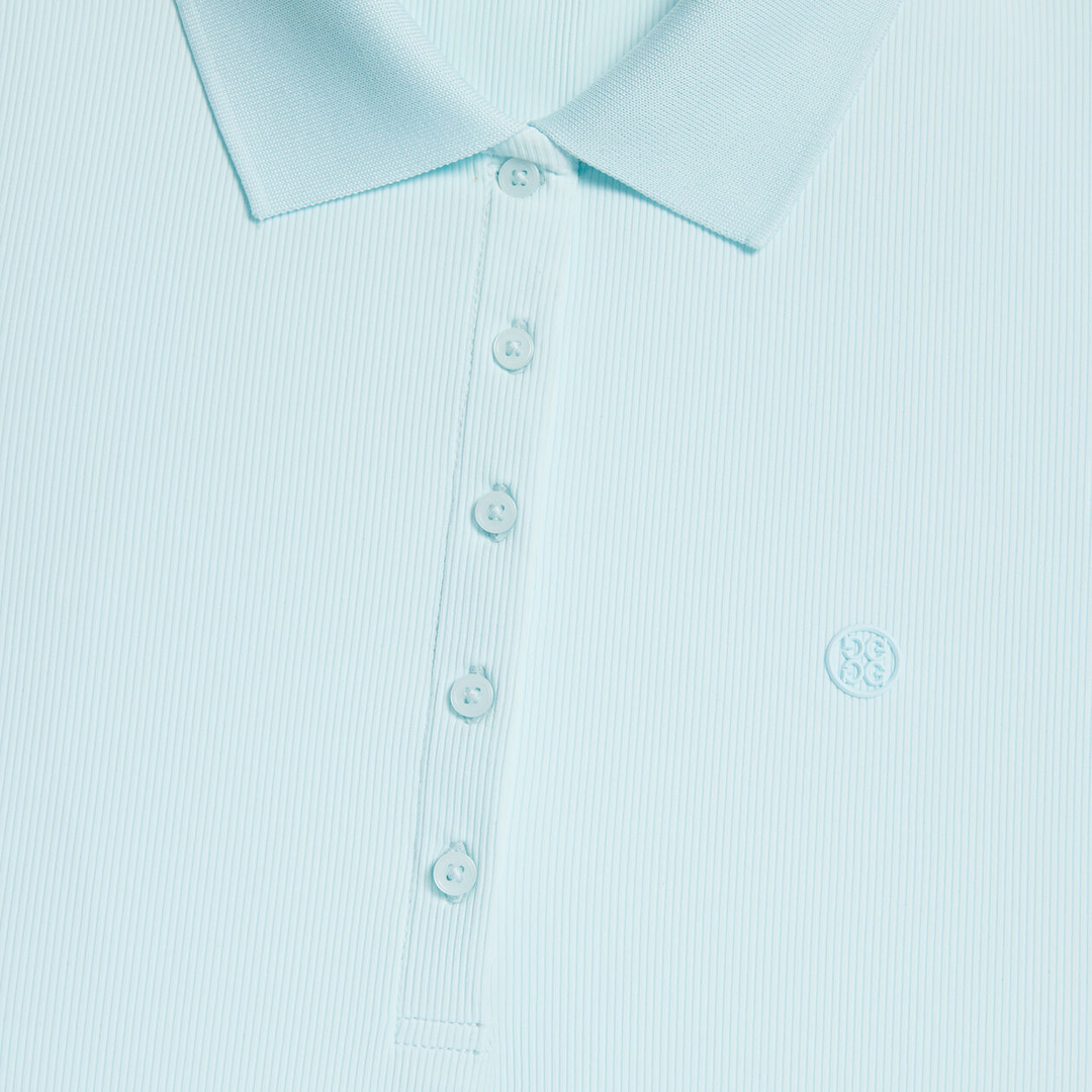G/FORE WOMEN'S TECH NYLON RIB  POLO - DAY BREAK