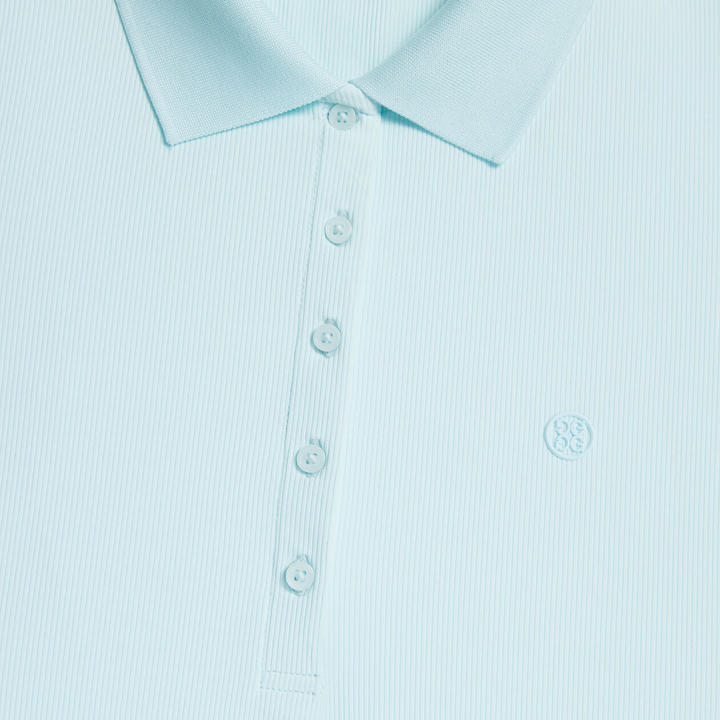 G/FORE WOMEN'S TECH NYLON RIB  POLO - DAY BREAK