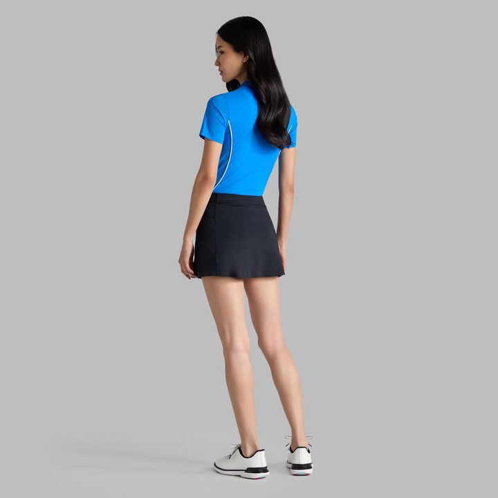 G/FORE WOMENS LIGHTWEIGHT WARP KNIT QUARTER ZIP POLO - LISBON