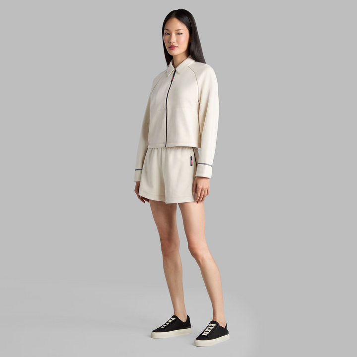 G/FORE WOMEN'S COZY DOUBLE KNIT SHORT - CHALK WHITE